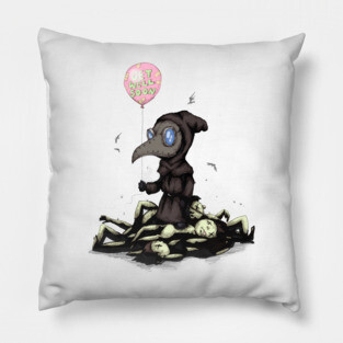 Plague Doctor Failure Pillow