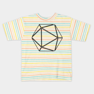 D20 | Black Kids T-Shirt