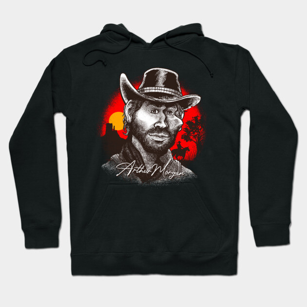 Arthur Morgan Rdr2 Hoodies Red Redemption Fan Art For Red Dead