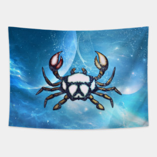 Zodiac sign cancer Tapestry