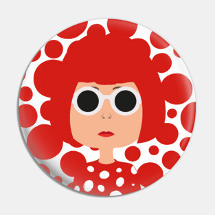 Yayoi Kusama Pin