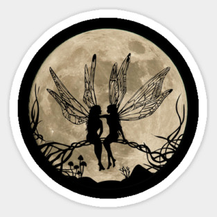Fairy Moon Sticker