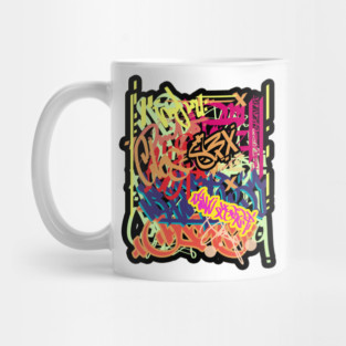 Abstract graffiti Mug
