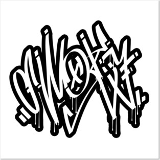 Graffiti tag | smoke Posters and Art
