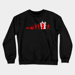 The Thing Evolution - Red Crewneck Sweatshirt