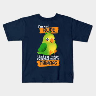 Rude parrot Kids T-Shirt