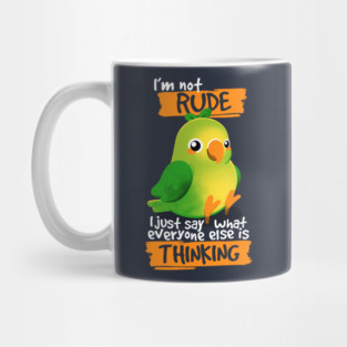Rude parrot Mug