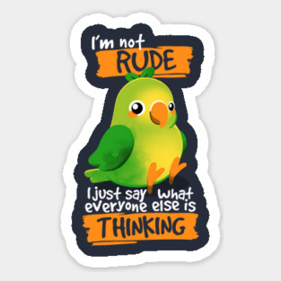 Rude parrot Magnet