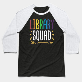 Library Squad Baseball T-Shirt