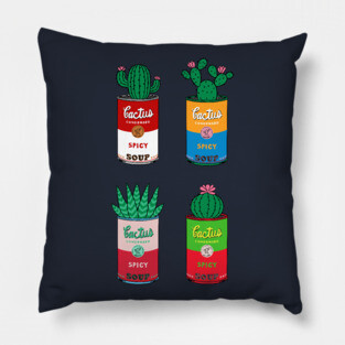 Cactus pop art Pillow