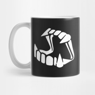 plastic Dracula vampire teeth Mug