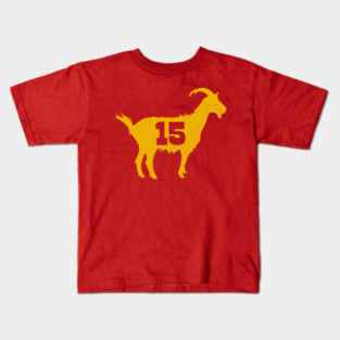 Mahomes Goat KC Chiefs Kids T-Shirt