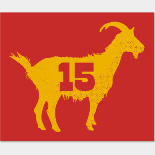 Mahomes Goat KC Chiefs Posters and Art