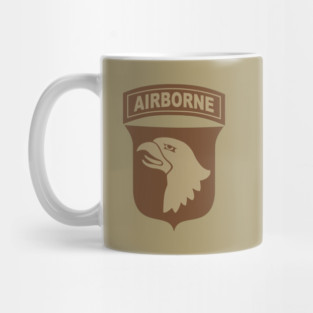 101st Airborne Division Patch (desert subdued) Mug