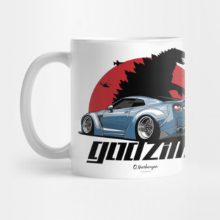 Nissan GTR Godzila Mug