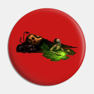 Toxic Zombie Pin