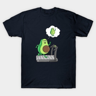 Gym healthy living avocado T-Shirt