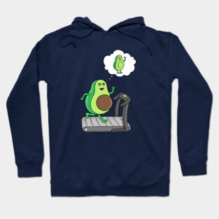 Gym healthy living avocado Hoodie
