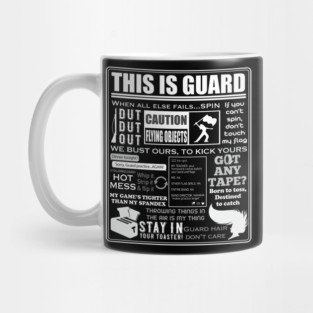 This Is Color Guard - Funny Color Guard Sayings And Memes Mug