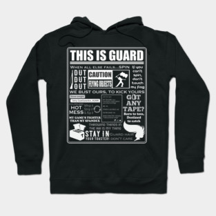This Is Color Guard - Funny Color Guard Sayings And Memes Hoodie