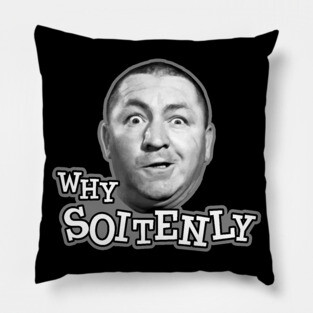 Why Soitenly Curly Stooge Pillow