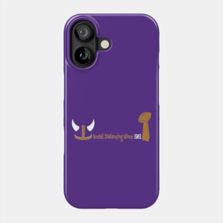 Minnesota Vikings Fans - Social Distancing Since 1961 Phone Case