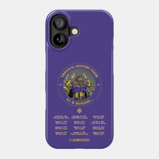 Minnesota Vikings Fans - Tragical History Tour Schedule Phone Case