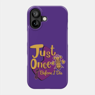 Minnesota Vikings Fans - Just Once Before I Die: Tiki Design Phone Case