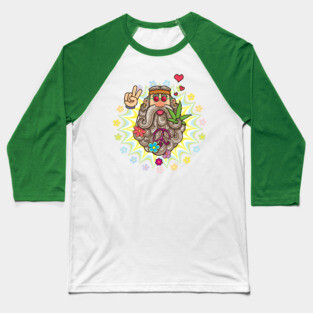 Hippie Baseball T-Shirt