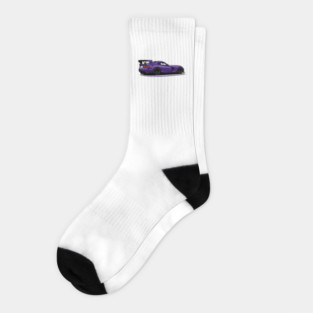 Purple Snake Socks