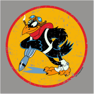 WW2 Fighter squadron logo #3 Posters and Art