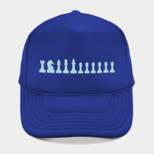 Chess pieces blue Hat