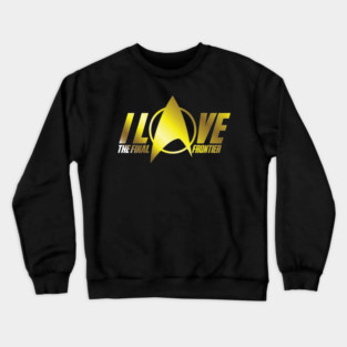 I love Space Crewneck Sweatshirt