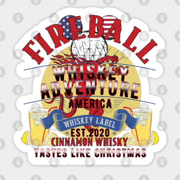 Whiskey Adventure formerly Fire and Ice at Epcot America Sticker by Joaddo