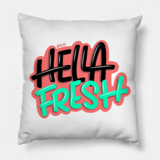 Fresh Hand Lettering Pillow