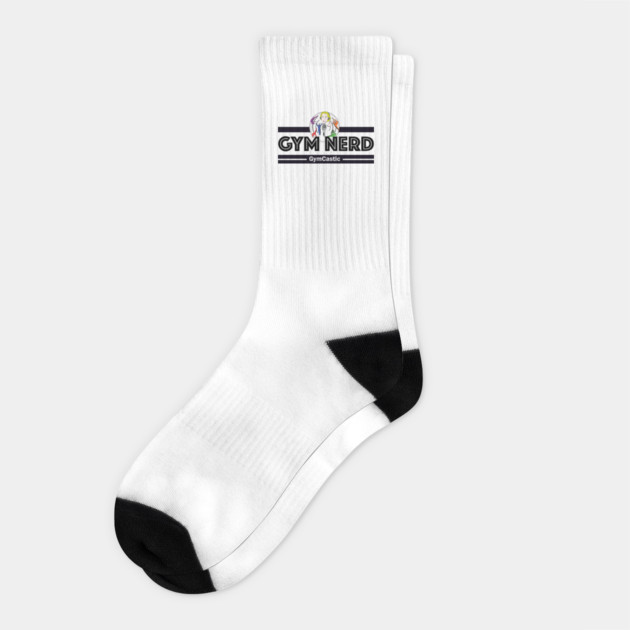 Gym Nerd (black) Socks by GymCastic