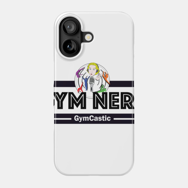 Gym Nerd (black) Phone Case by GymCastic