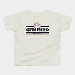 Gym Nerd (black) Kids T-Shirt