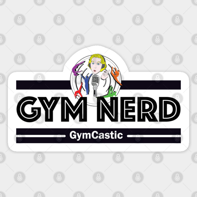 Gym Nerd (black) Sticker by GymCastic