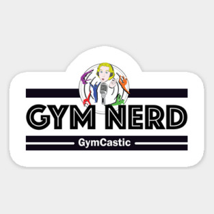 Gym Nerd (black) Magnet