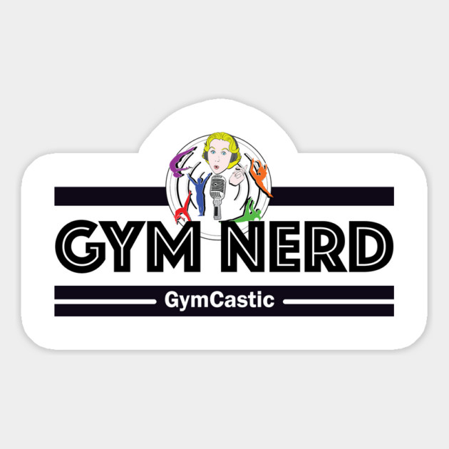 Gym Nerd (black) Magnet by GymCastic