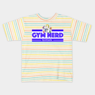 Gym Nerd (blue) Kids T-Shirt