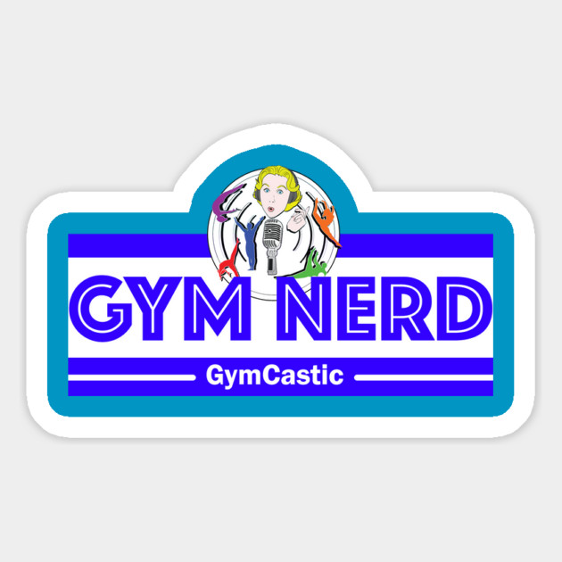 Gym Nerd (blue) Magnet by GymCastic