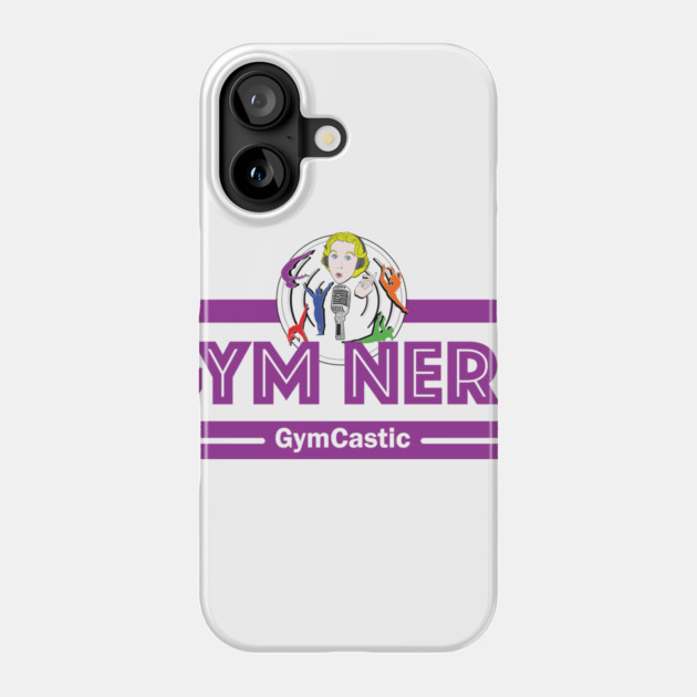 Gym Nerd (purple) Phone Case by GymCastic