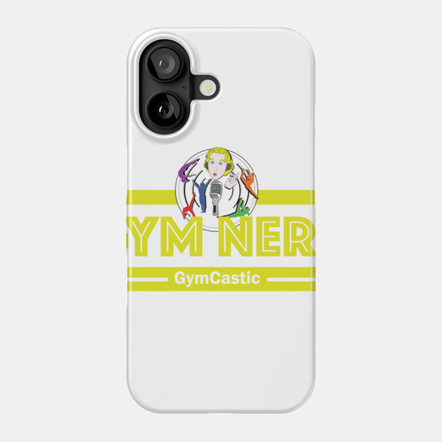 Gym Nerd (yellow) Phone Case by GymCastic