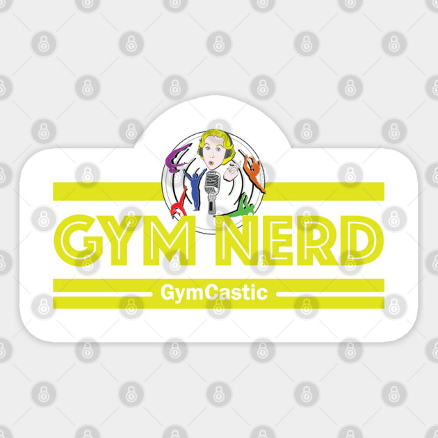 Gym Nerd (yellow) Sticker by GymCastic