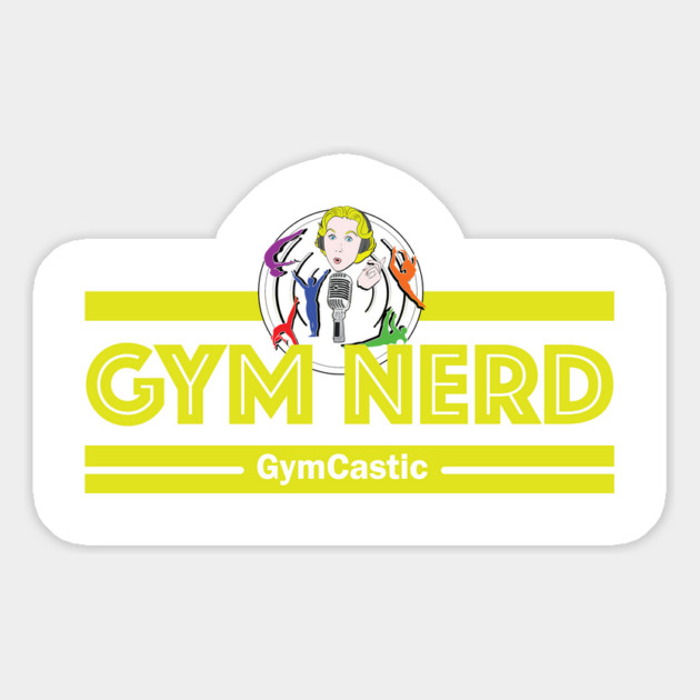 Gym Nerd (yellow) Magnet by GymCastic