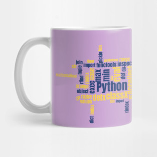 Python Wordcloud Classic Premium Mug