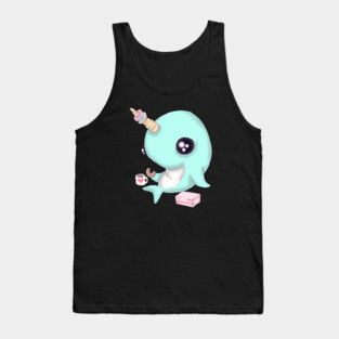 Narwhal on Break Tank Top