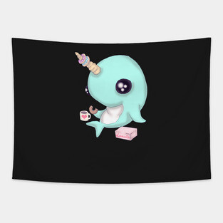 Narwhal on Break Tapestry